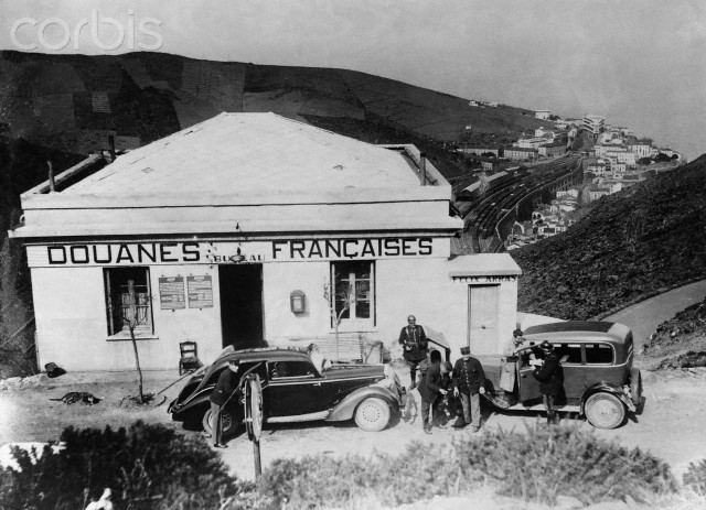 French Border Post During Spanish Civil War