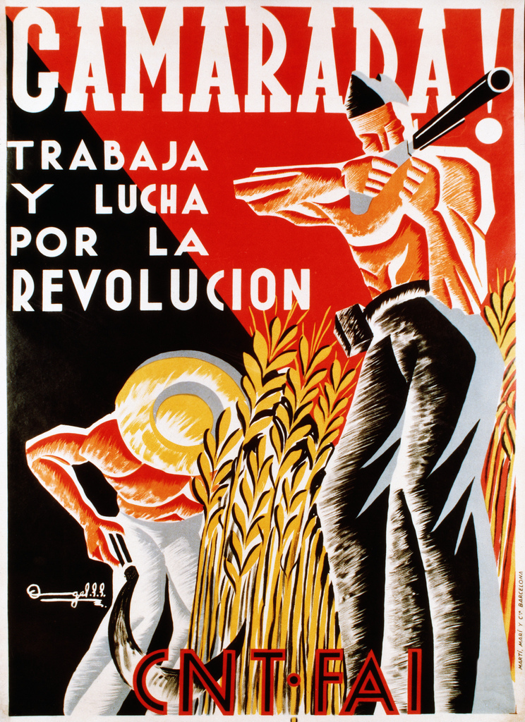 Socialist Poster During the Spanish Civil War